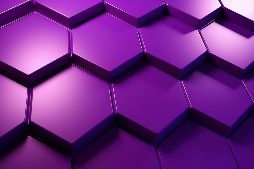 Purple hexagon architecture backgrounds.