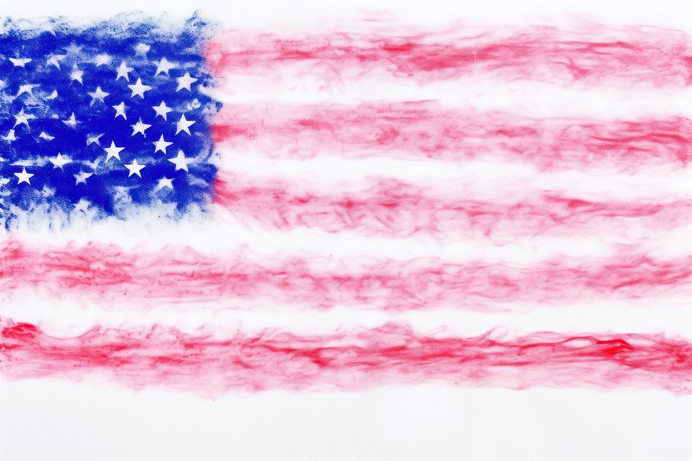 USA flag backgrounds drawing independence. AI generated Image by rawpixel.