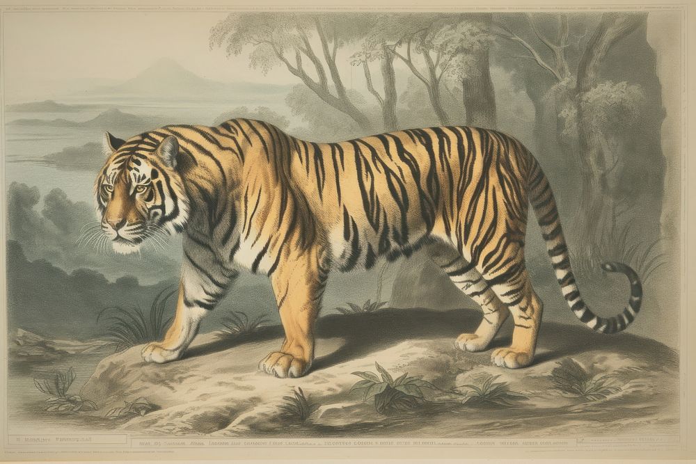 Bengal tiger wildlife animal mammal. 