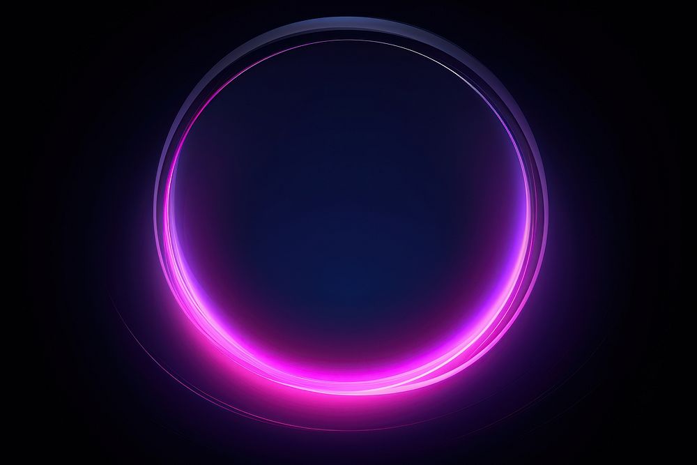 Purple light glowing circle.