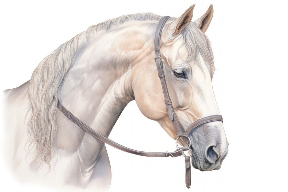 Horse animal mammal halter. AI generated Image by rawpixel.