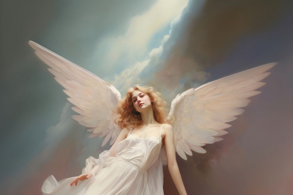 Angel adult sky spirituality.