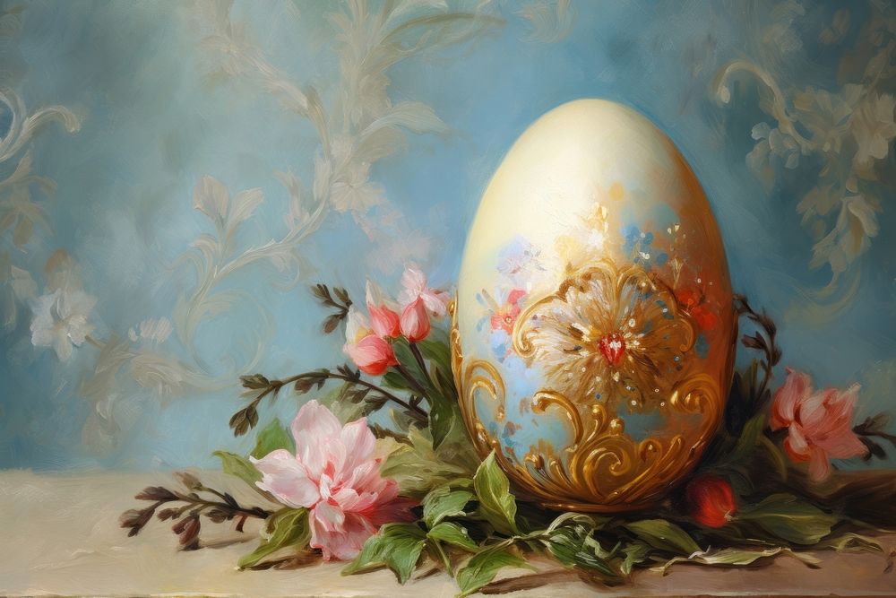 Easter egg painting easter celebration.