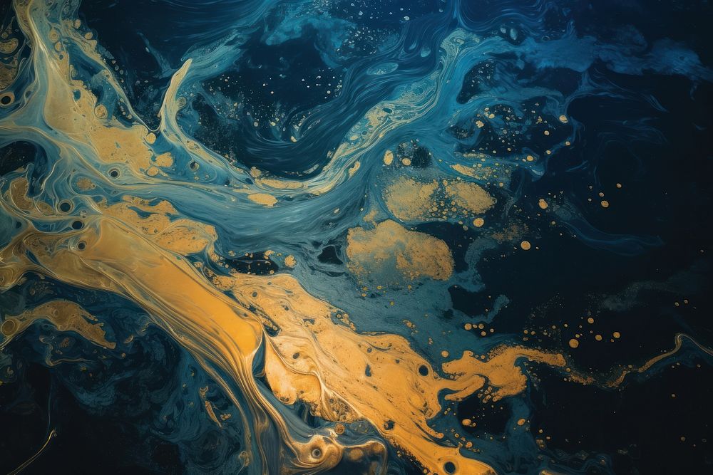 Blue and gold abstract outdoors backgrounds.