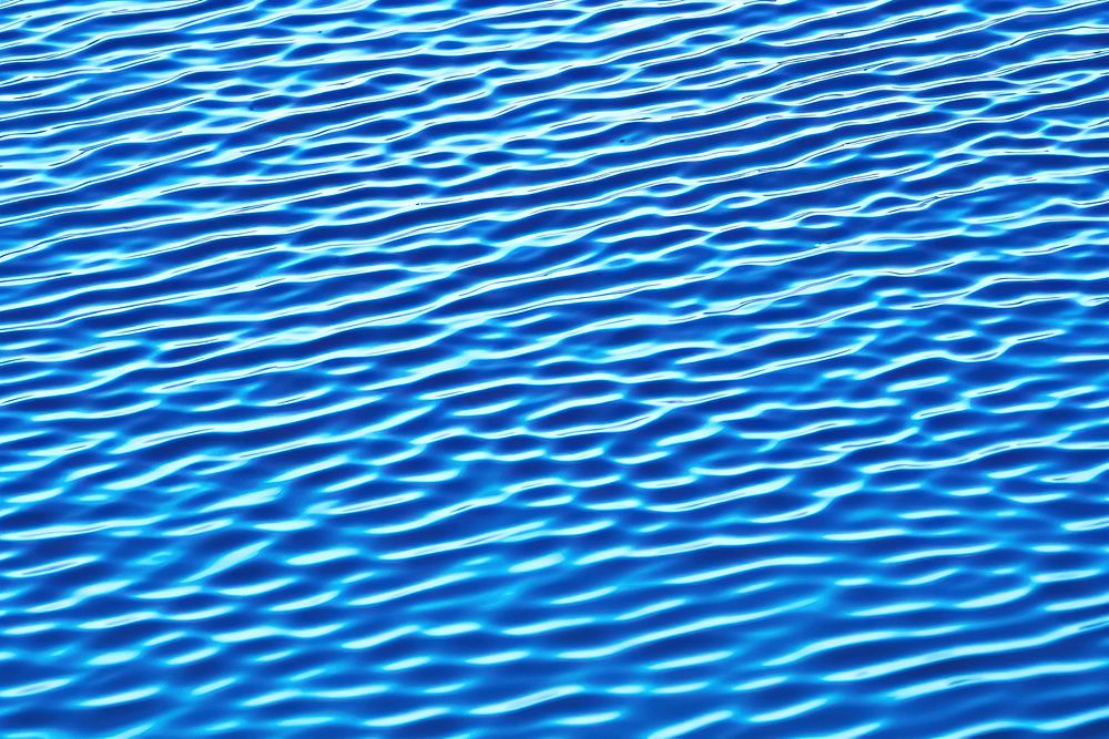 Blue outdoors rippled water.
