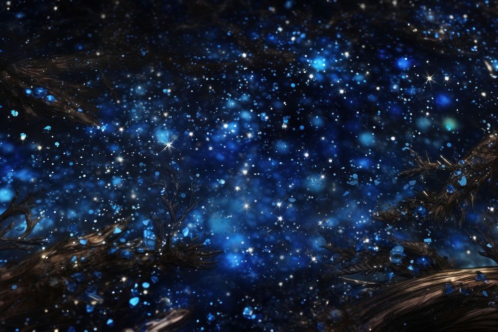 Blue glitter backgrounds astronomy universe.
