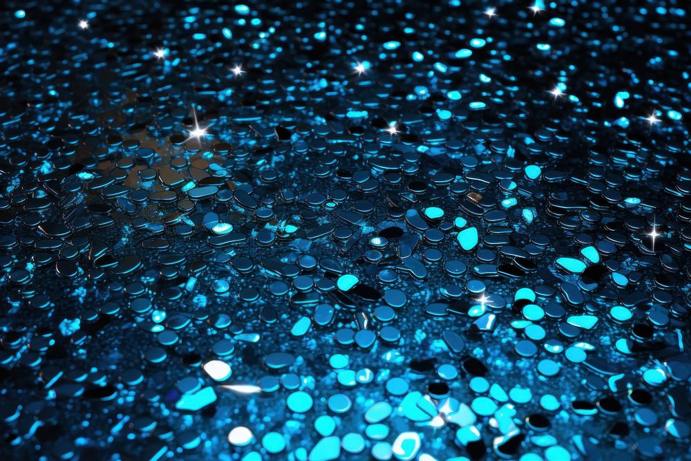 Blue glitter backgrounds textured illuminated.
