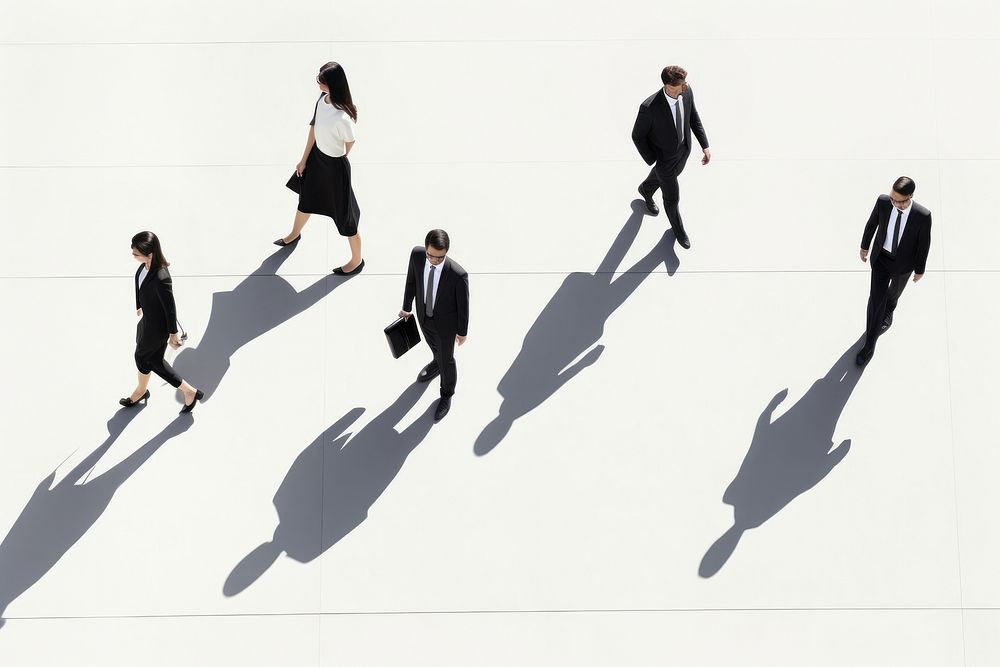 Business people walking footwear togetherness cooperation. AI generated Image by rawpixel.