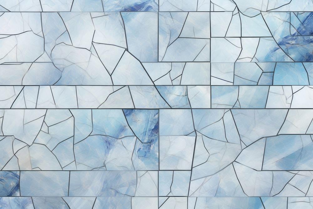 Sky-blue tile cracked pattern.