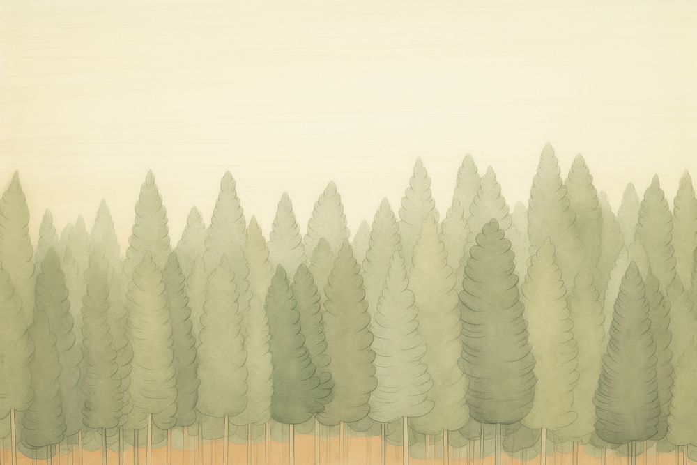 Pine tree background backgrounds outdoors painting. AI generated Image by rawpixel.