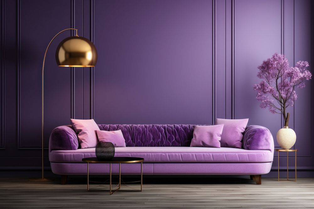 Luxury modern interior of living room lamp furniture luxury.