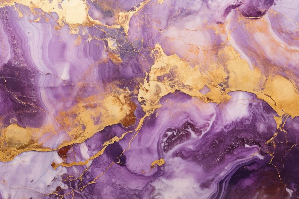 Purple and gold backgrounds gemstone amethyst.