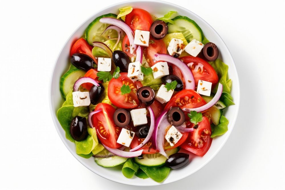 Salad salad vegetable tomato.