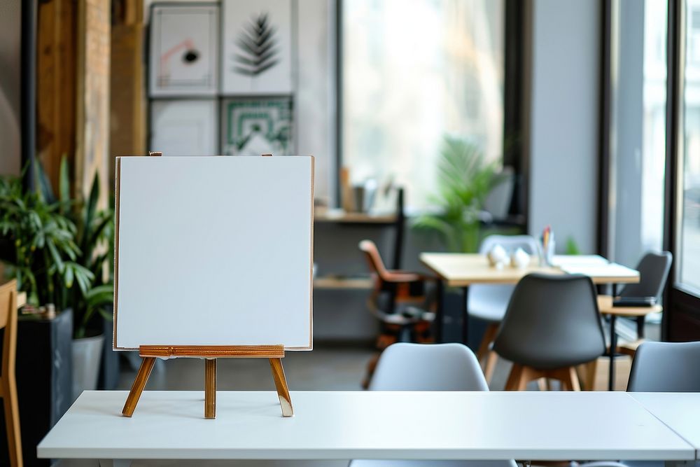 Modern office restaurant furniture indoors.