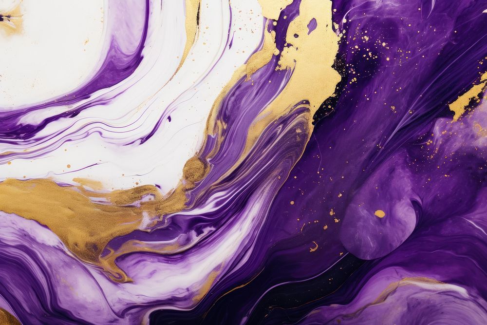 Purple and gold painting backgrounds | Free Photo Illustration - rawpixel