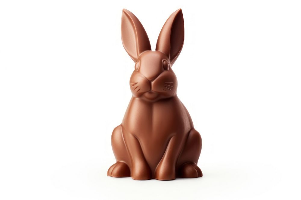 Rabbit shape chocolate mammal animal rabbit. AI generated Image by rawpixel.