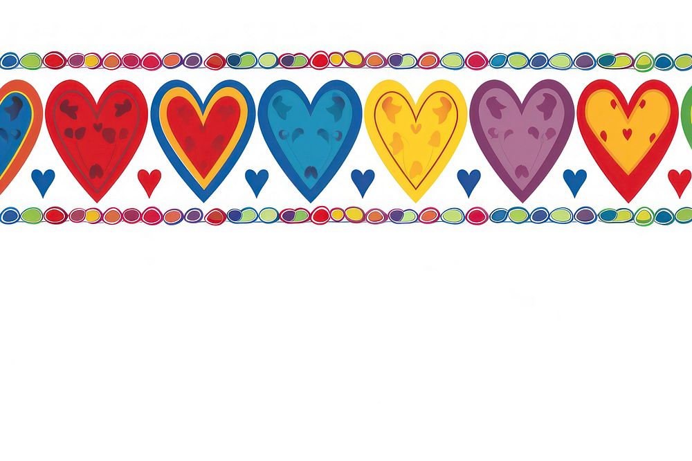 Heart border heart backgrounds pattern.