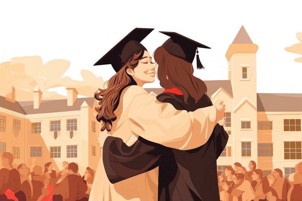 Graduation and graduate achievement university education. AI generated Image by rawpixel.