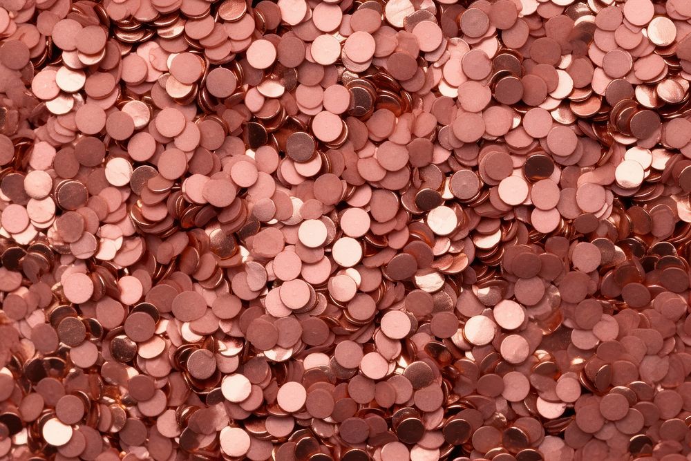 Rose Gold Biodegradable Glitter backgrounds glitter money. AI generated Image by rawpixel.