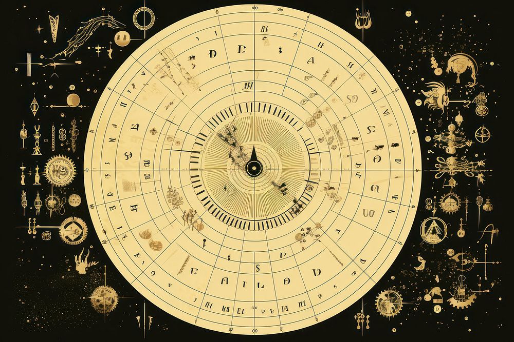 Astrology backgrounds technology chandelier.