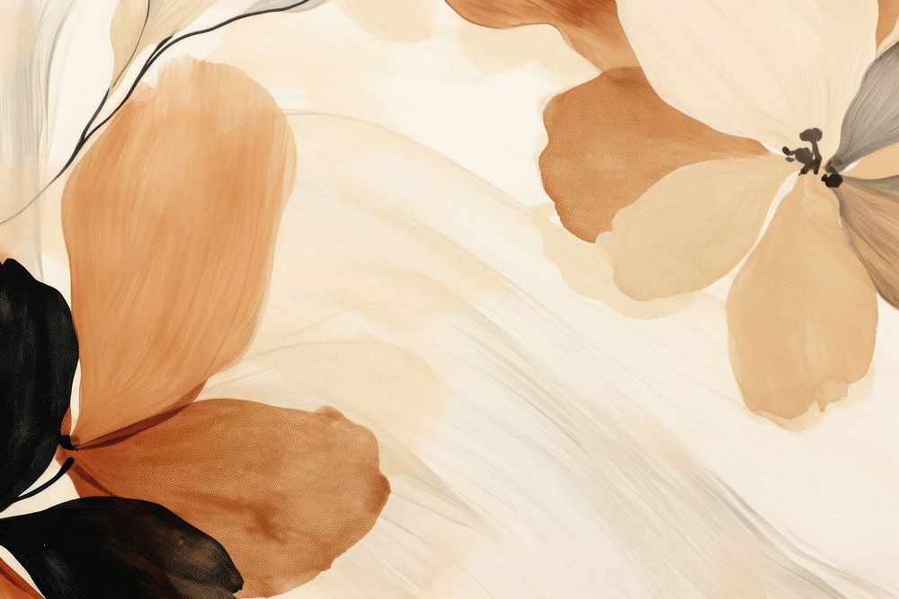 Floral backgrounds abstract painting. AI generated Image by rawpixel.