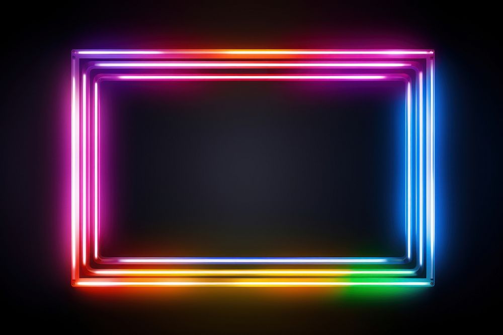  Neon lights on dark background illuminated electronics futuristic. AI generated Image by rawpixel.