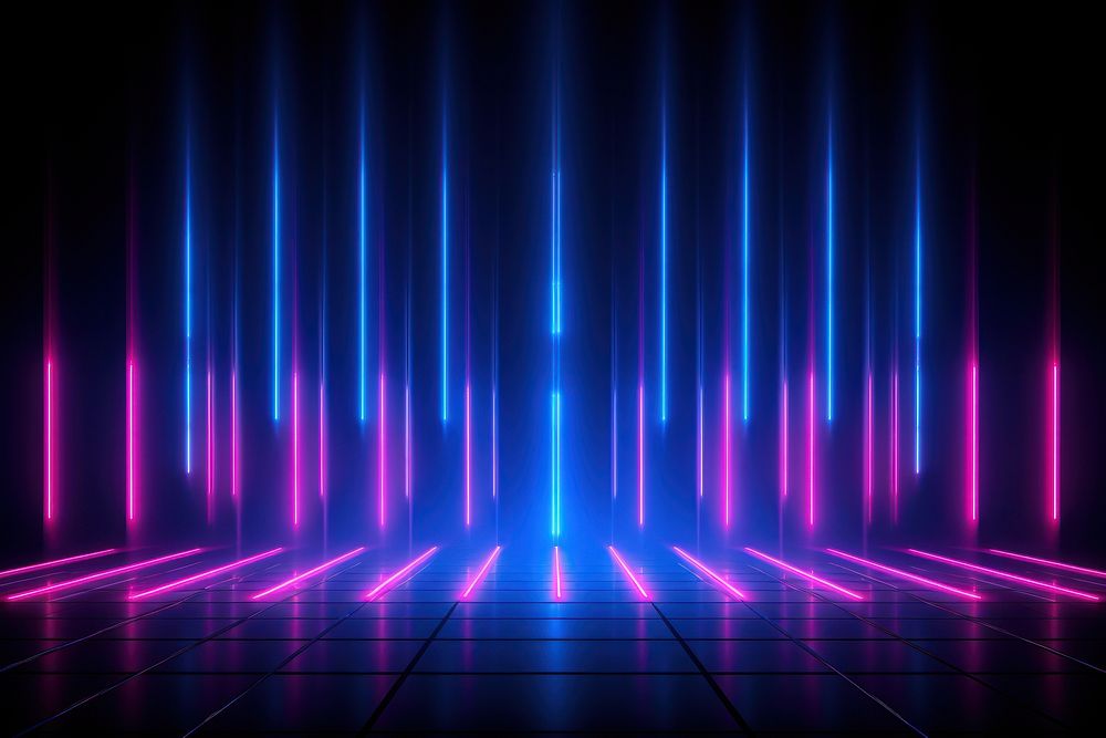  Neon lights on dark background backgrounds purple laser