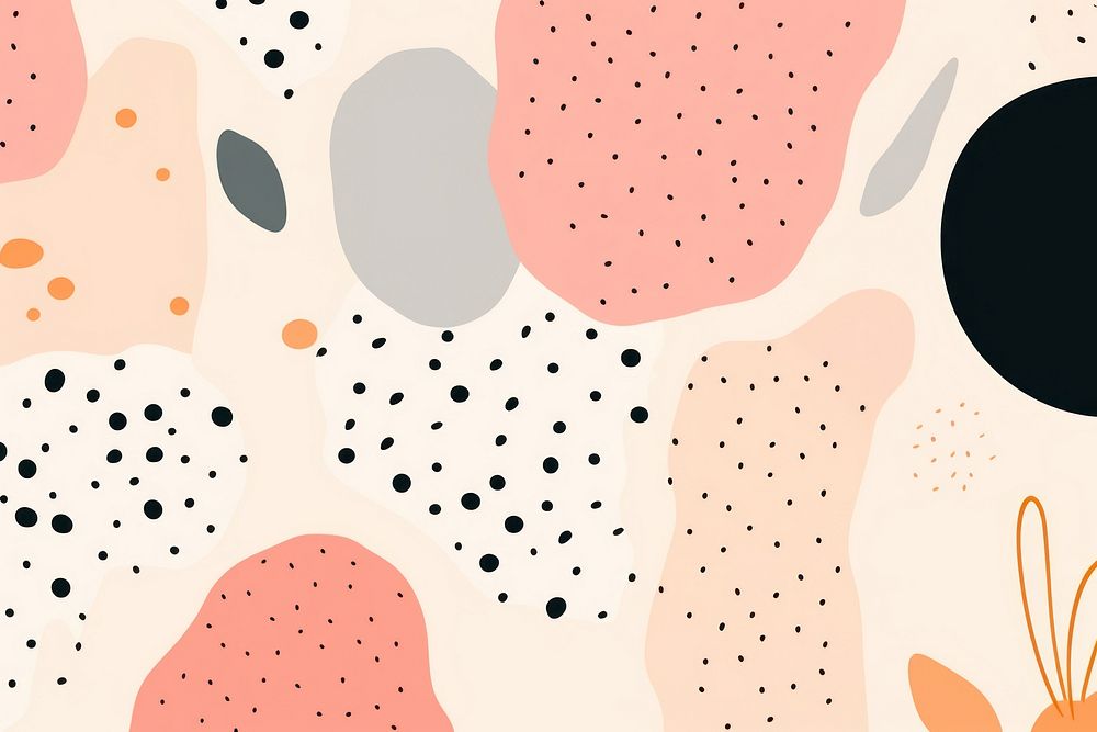  Shape and leaves abstract pattern backgrounds. AI generated Image by rawpixel.