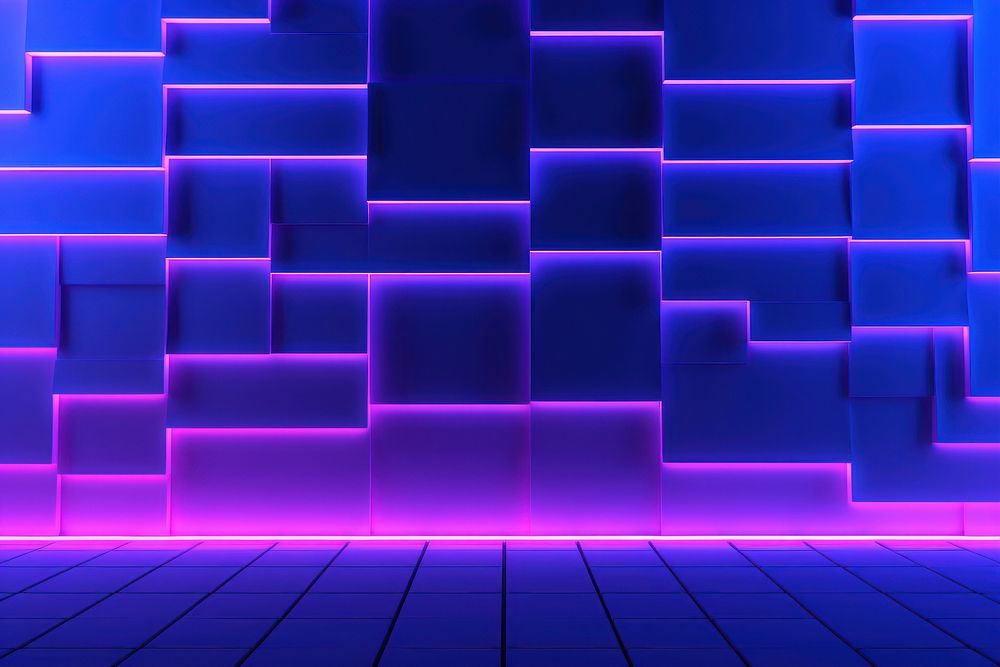 Wall neon backgrounds abstract.