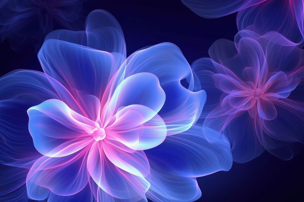 Lines flower pattern backgrounds abstract blue.