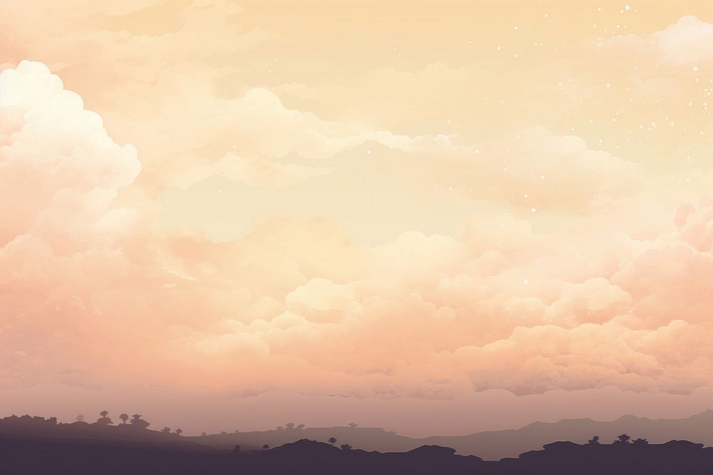  Aesthetic dreamy background cloud sky backgrounds. AI generated Image by rawpixel.