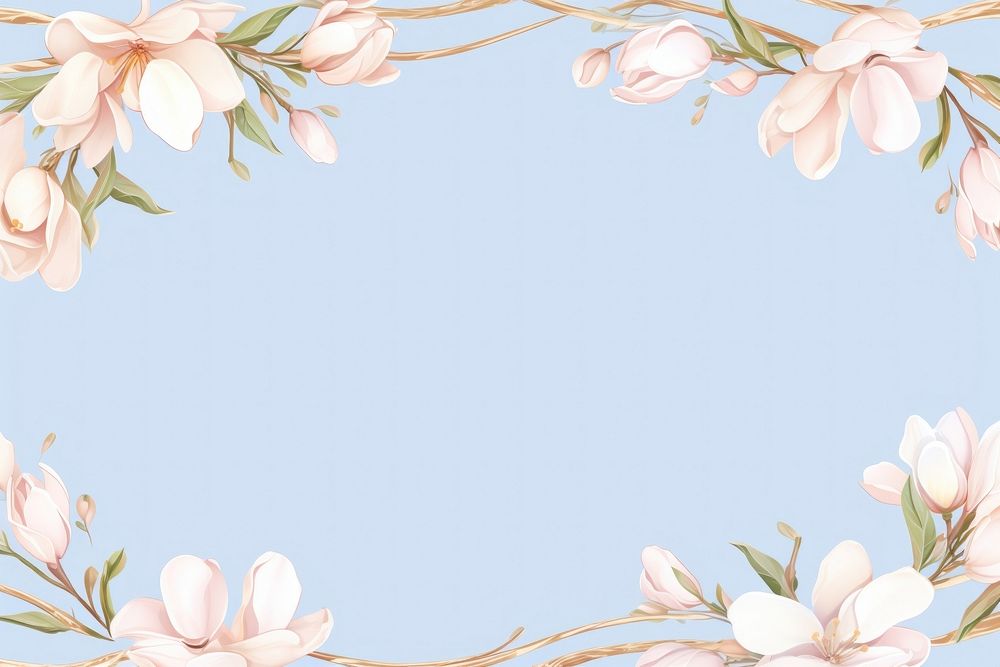 Backgrounds magnolia blossom pattern. 