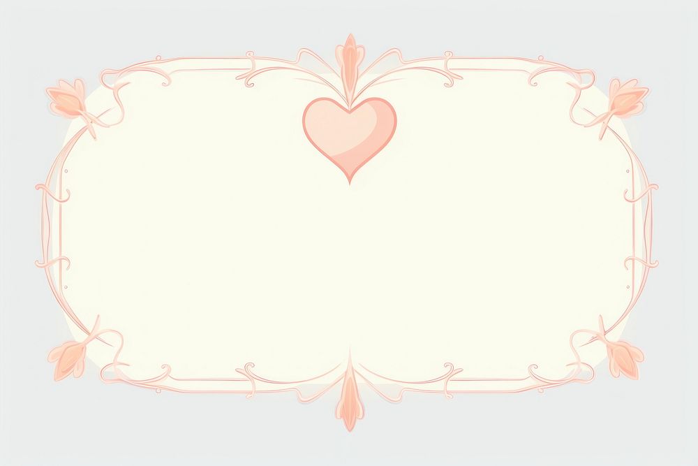 Heart frame backgrounds creativity pattern. AI generated Image by rawpixel.