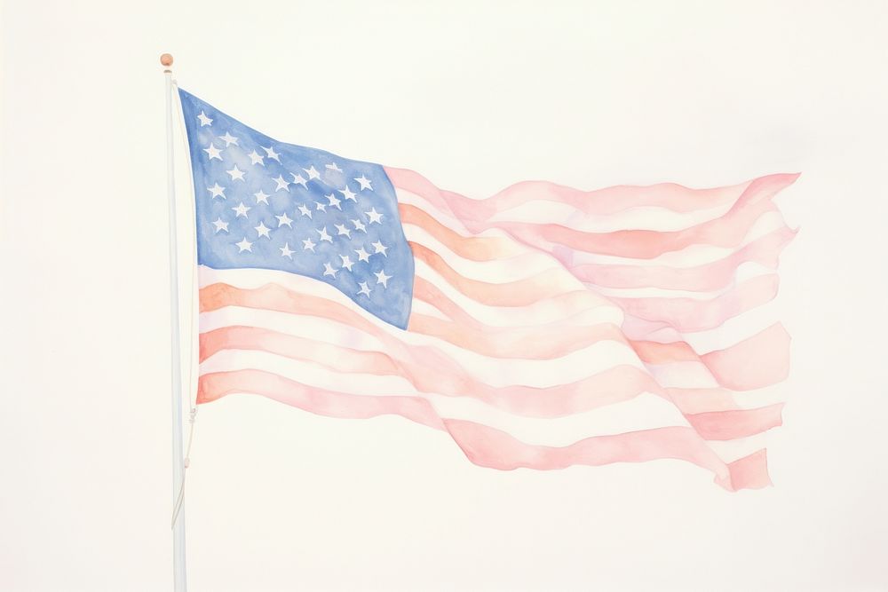 American flag independence patriotism symbolism. AI generated Image by rawpixel.