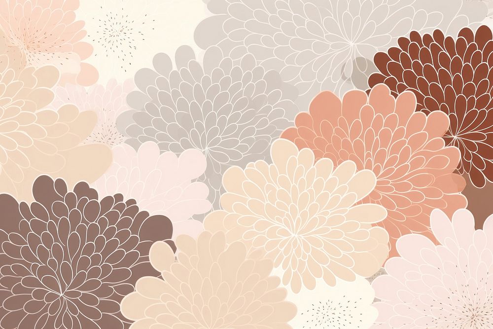  Shape and florals backgrounds abstract pattern. AI generated Image by rawpixel.