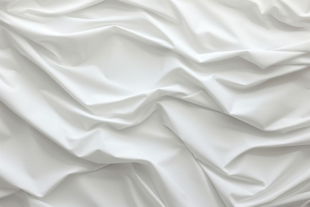 Wrinkled paper texture backgrounds white silk. AI generated Image by rawpixel.