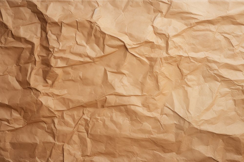 Brown crumpled paper texture backgrounds parchment textured. AI generated Image by rawpixel.