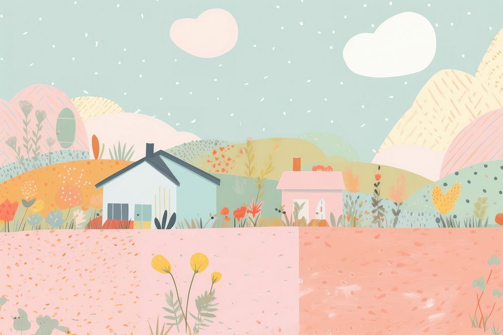 Memphis farm background backgrounds outdoors drawing.