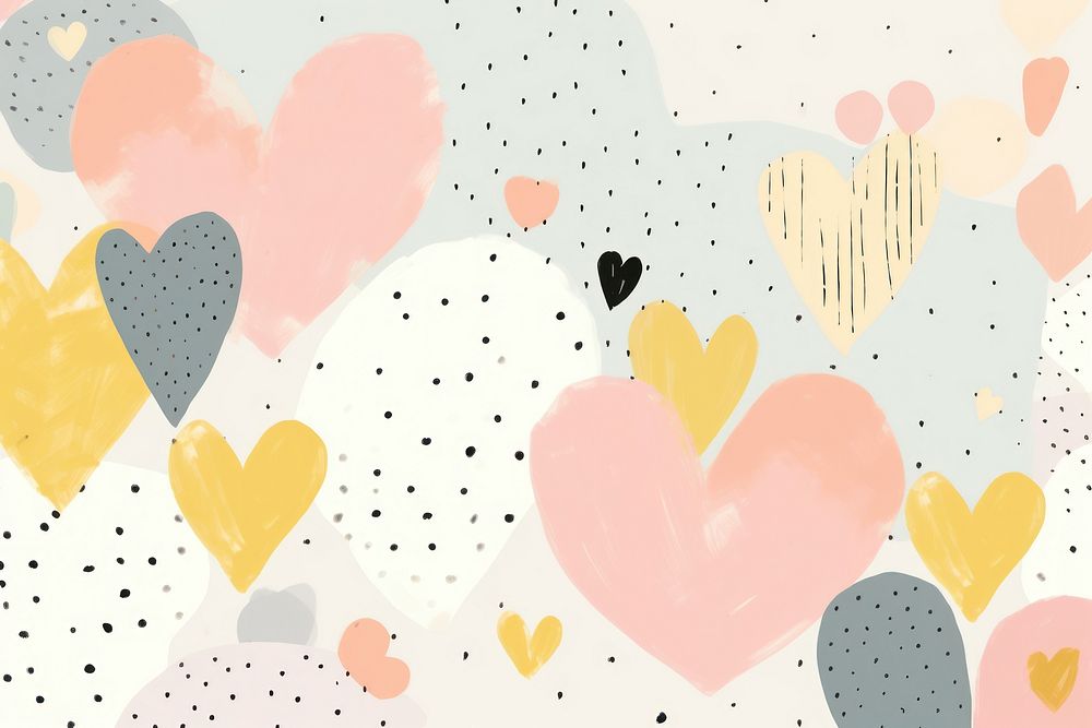 Memphis hearts background backgrounds abstract pattern.