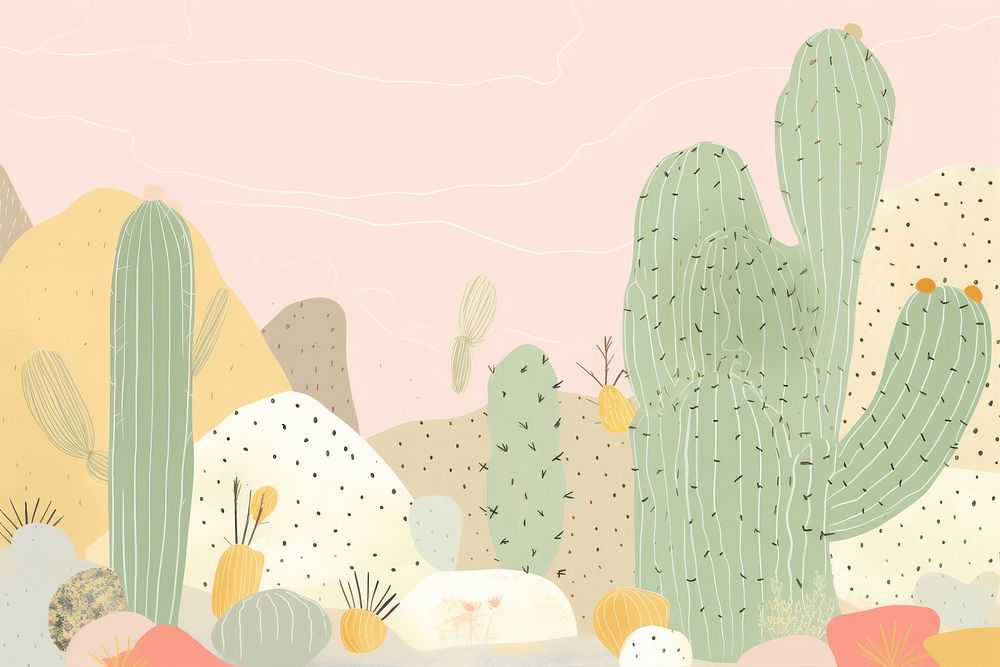 Cactus background backgrounds plant tranquility.