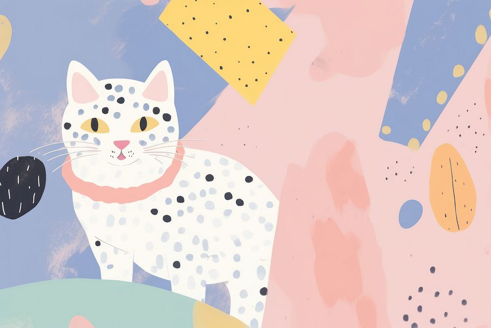 Cat background backgrounds pattern animal.