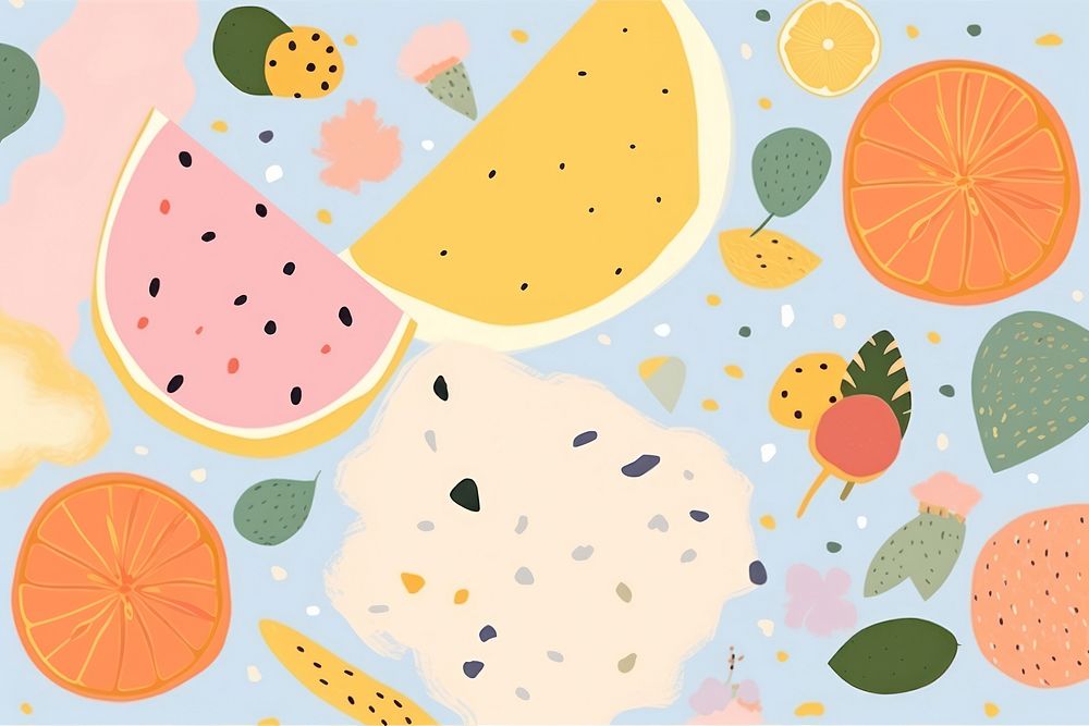 Food background backgrounds grapefruit pattern.