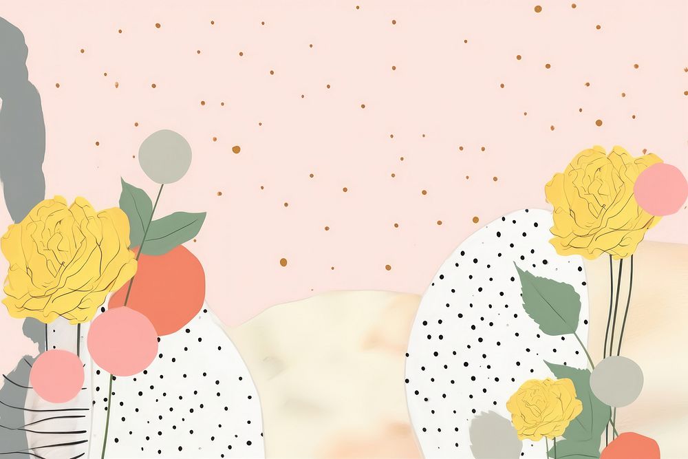 Rose background backgrounds pattern drawing. | Free Photo Illustration