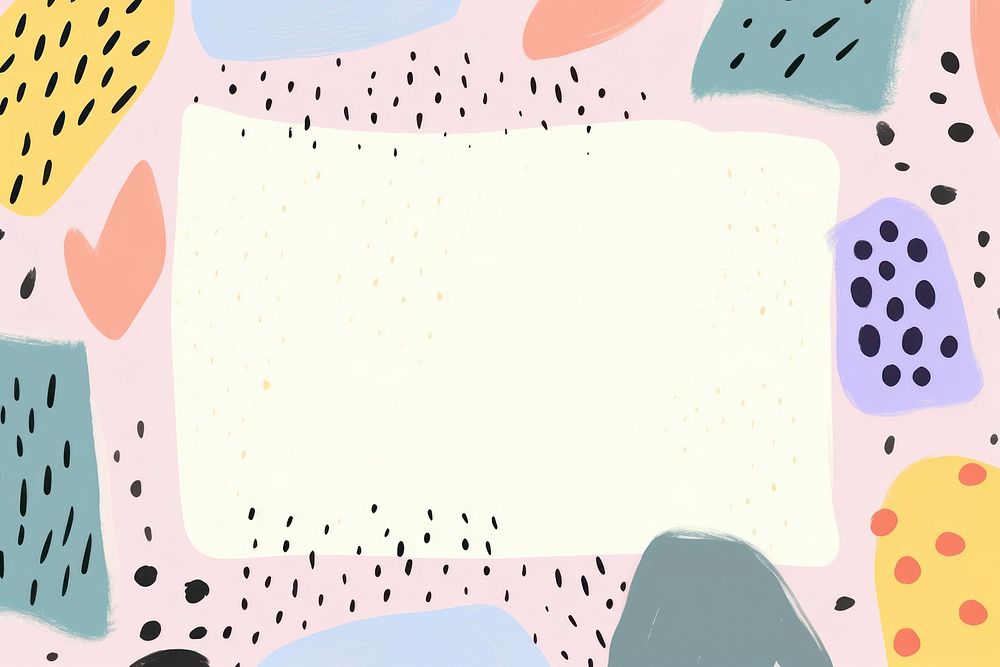 Cute doodle copy space art backgrounds abstract.