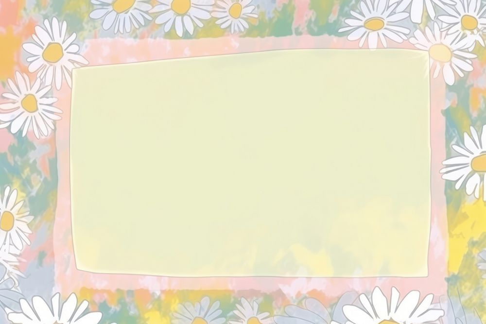 Daisy copy space frame backgrounds abstract flower.