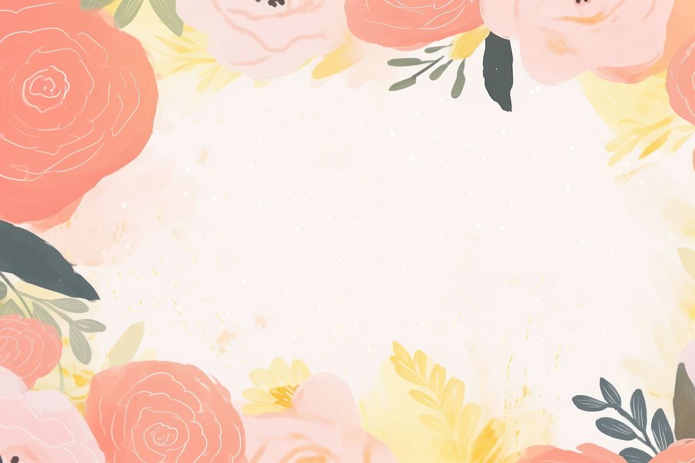 Flower copy space frame backgrounds abstract pattern.