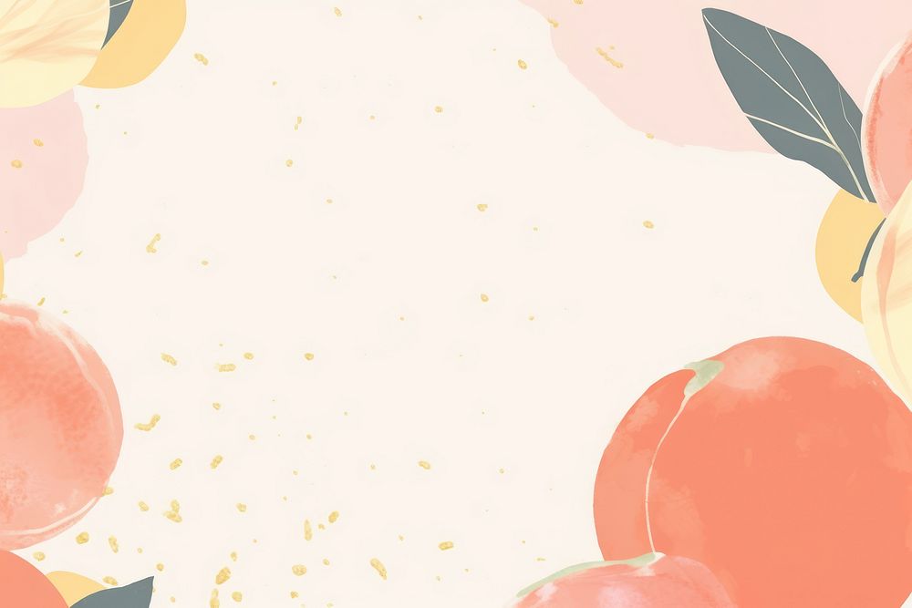 Fruit copy space frame backgrounds abstract peach.