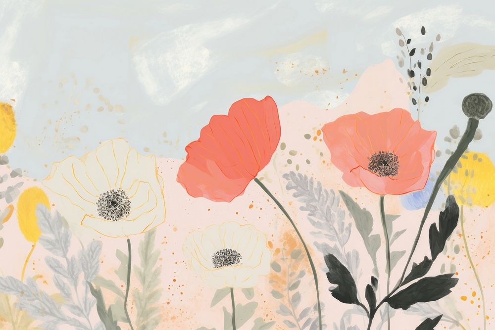 Flower memphis background art backgrounds abstract.