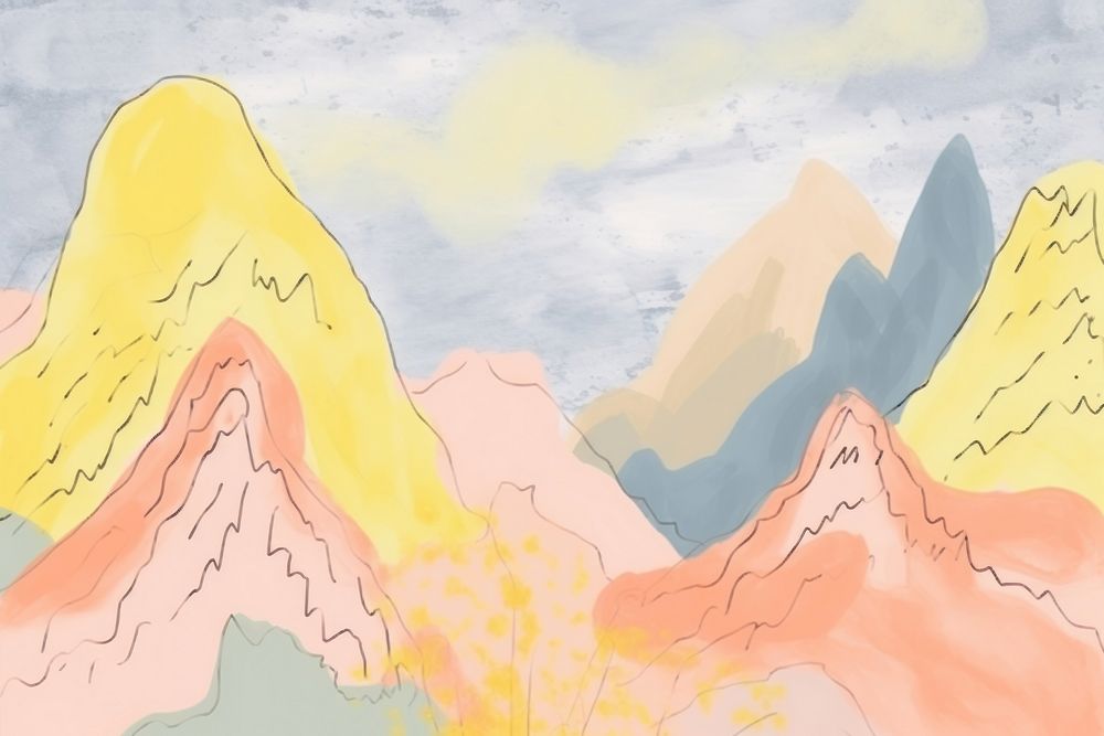 Mountain art backgrounds abstract.