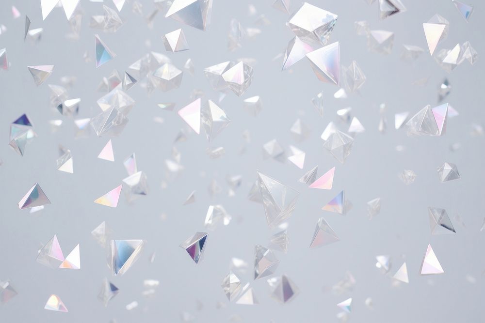 Geometric confetti diamonds crystal backgrounds accessories.